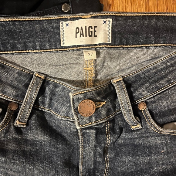 Lot of 2 Paige Jeans Verdugo Ankle Skinny Jeans 27 - Picture 3 of 6